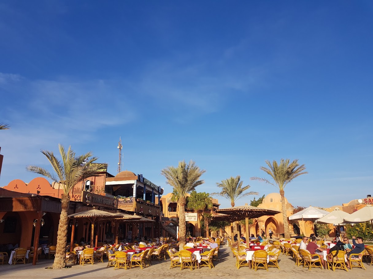 Het centrum van El Gouna